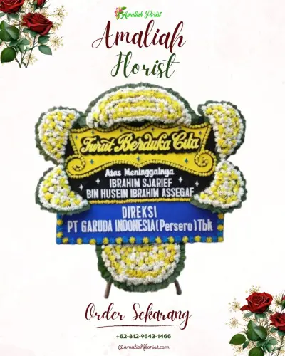 Papan Bunga Duka di Petoaha
