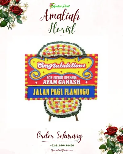 Bunga Papan Congratulation di Petoaha